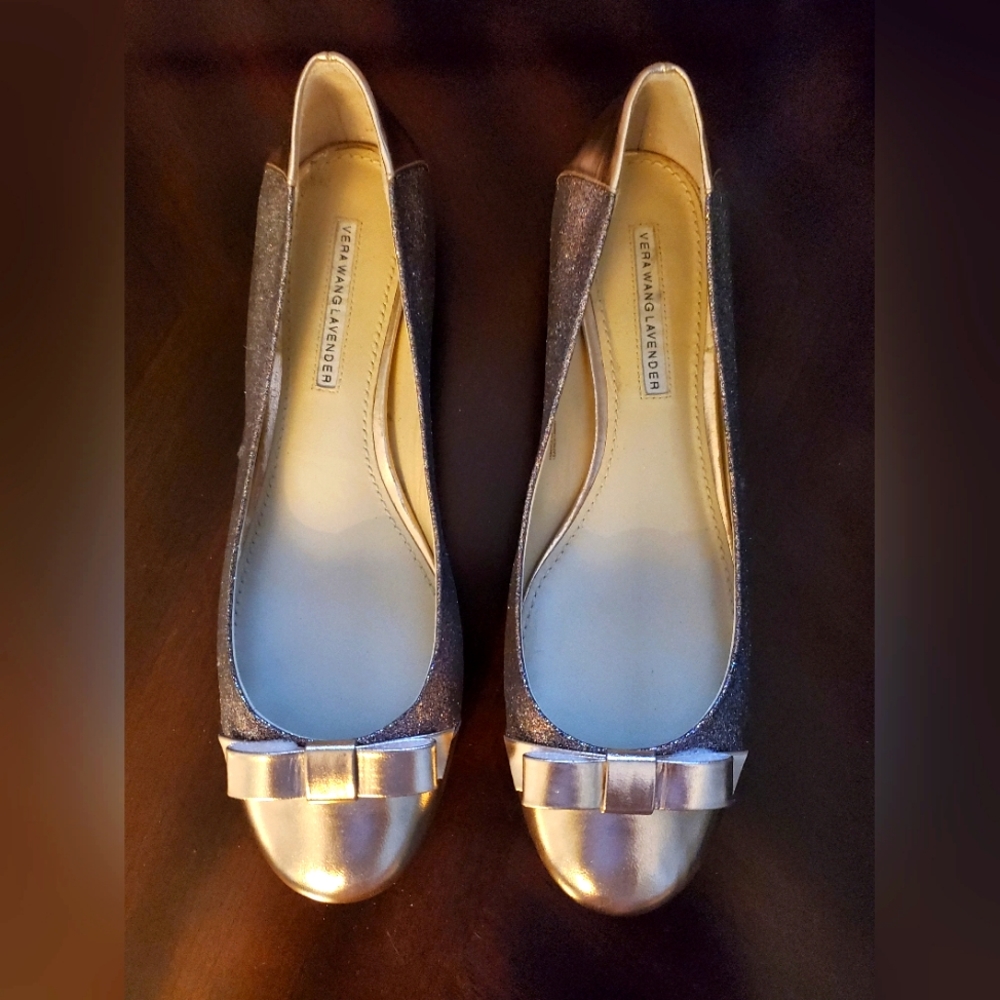 Vera Wang Lavender Louisa 2 Ballerina Bow Flats